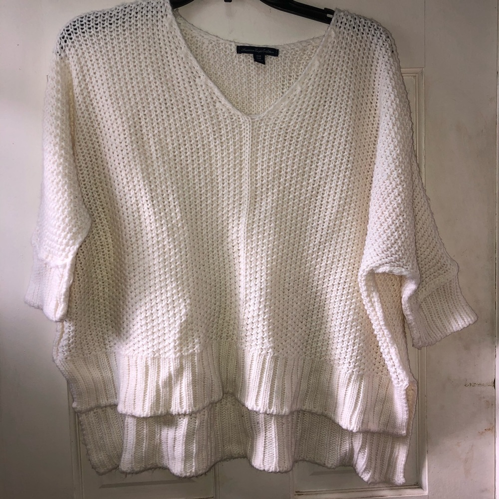 Knit 3/4 Sleeve Sweater 🤍🌷